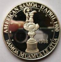 (№1988km2) Монета Восточное Самоа 1988 год 5 Dollars (Америка)