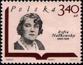 (1969-088) Марка Польша "З. Налковская"   Писатели III &Theta;