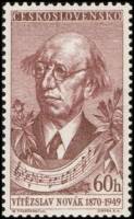 (1957-025) Марка Чехословакия "В. Новак"    Музыкальный фестиваль 'Пражская весна 1957' I Θ