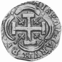 (№1632km102) Монета Испания 1632 год 8 Escudos (Мадриде Короновали М - М,ПМ,ОП,Б,ІВ,а)