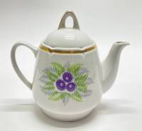 Чайник заварочный цветы, Рига, СССР