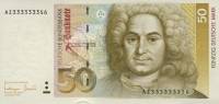 () Банкнота Германия (ФРГ) 1993 год 50  ""   UNC