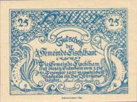 (№1920) Банкнота Австрия 1920 год "25 Heller"