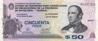 (№2003P-S2396 E) Банкнота Аргентина 2003 год "50 Pesos"