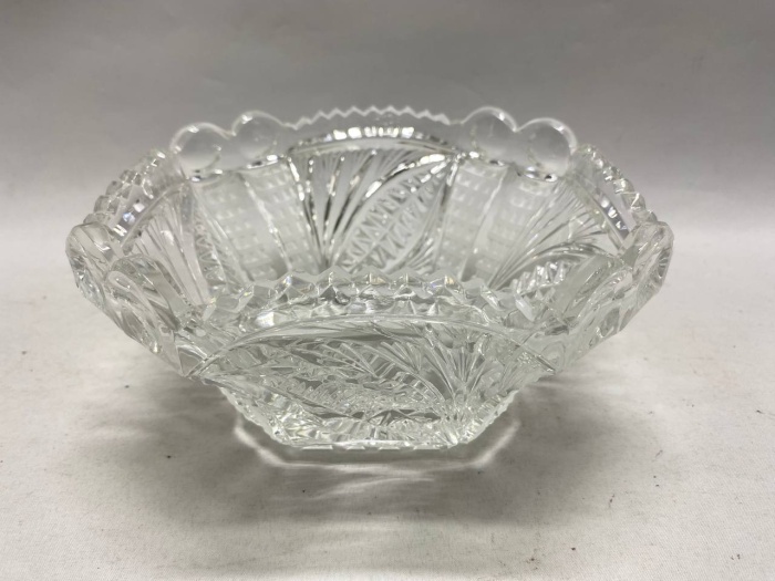 Салатник хрусталь СССР 10*18*18 см