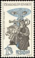 (1964-015) Марка Чехословакия "Галилео Галилей"    Личности I Θ