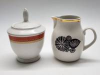 Молочник Пролетарий и Сахарница Китай фарфор