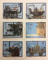 --  Набор марок Лаос 6 шт.  Гашёные , III Θ