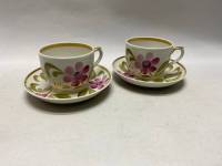 Чайная пара Вербилки СССР 54-65 гг, 2 шт