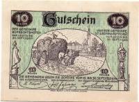 (№1920) Банкнота Австрия 1920 год "10 Heller"