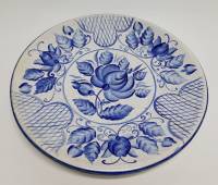 Тарелка декоративная, керамика, д-21,5 см. (сост. на фото)