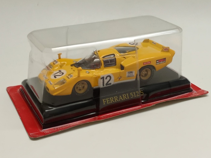 Модель автомобиля Ferrari 512 S в коробке-блистере без журнала