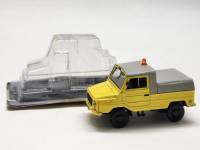 Автомобиль на службе модель ЛуАЗ 2403 желтый с коробкой-блистером (вскрыта) без журнала