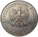 () Монета Польша 1992 год 10000  ""    AU