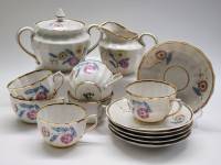 Чайно-кофейный сервиз Вербилки Одуванчики 14 предметов сахарница молочник 6 чайных пар