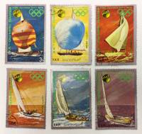 --  Набор марок Йемен 6 шт.  Гашёные , III Θ