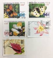 --  Набор марок Бенин 5 шт.  Гашёные , III Θ