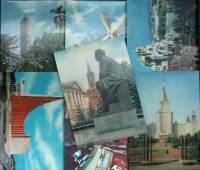 Набор стерео-открыток "Достопримечательности", 14,5*10,5 см., 7 шт.