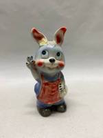 Салфетница в форме зайца фарфор