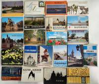 Наборы открыток 22 шт Города республик СССР России полные комплекты 