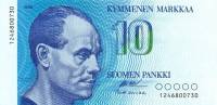 (1986) Банкнота Финляндия 1986 год 10 марок "Пааво Нурми" Ollila - Koivikko  UNC