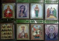 Набор икон, 8 шт., дерево, Софрино (сост. отл)