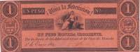 (№1841P-S377d) Банкнота Аргентина 1841 год "1 Peso"