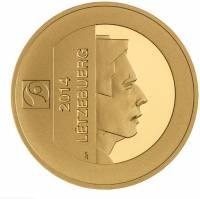 (№2014) Монета Люксембург 2014 год 175 Euro Cent