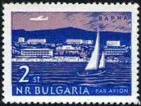 (1962-015) Марка Болгария "Курорт Золотые пески"   Стандартный выпуск. Виды II Θ