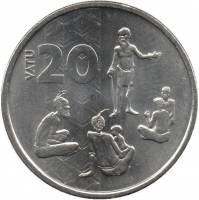 () Монета Вануату 2015 год 20  ""    AU
