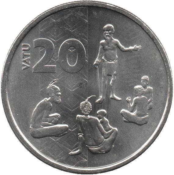 () Монета Вануату 2015 год 20  &quot;&quot;    AU