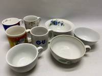 Салатник, чашка, супница набор керамики