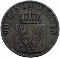 () Монета Германия (Империя) 1861 год 4  ""   Медь  UNC