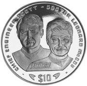 () Монета Либерия 1996 год 10 долларов ""   AU