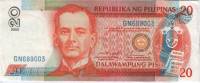 (,) Банкнота Филиппины 2000 год 20 песо "Мануэль Кесон"   UNC