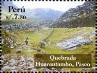 (№2009-2423) Марка Перу 2009 год "Инка Дорог Кебрада Huarautambo", Гашеная
