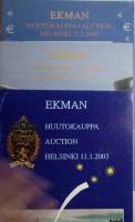 Книга Антикварный аукцион Хельсинки 2001, 2002, 2003 Подборка из 3 журналов . Мягкая обл. 60 с. С чё