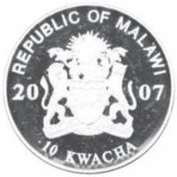 () Монета Малави 2007 год 10  ""   Биметалл (Серебро - Ниобиум)  UNC