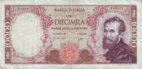 (№1962P-97a) Банкнота Италия 1962 год "10,000 Lire"