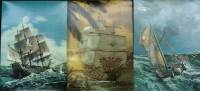 Набор стерео-открыток "Корабли", 14,5*10,5 см., 3 шт.