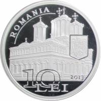 () Монета Румыния 2013 год 10  ""   Биметалл (Серебро - Ниобиум)  AU