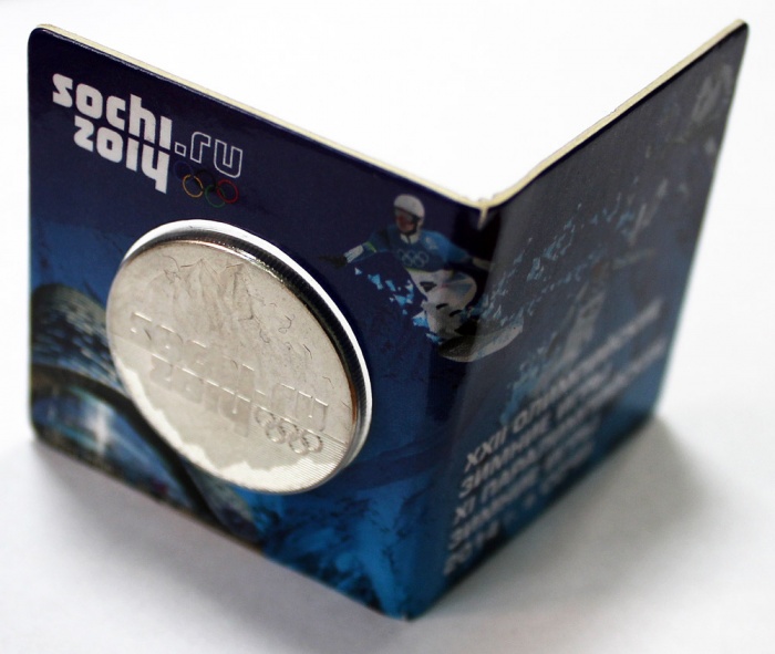 Коинкард альбом мини-буклет для монет 25 рублей 2011-2014 годов XXII Зимняя Олимпиада Сочи 100 штук