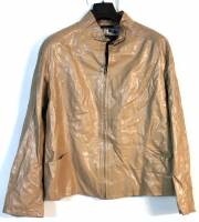 Куртка женская, кожа, р-р 58-60, присутствуют  пятна, грязь (сост. на фото)