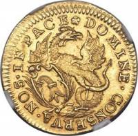 (№1700km133(basel)) Монета Швейцария 1700 год 1 Ducat