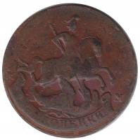 (1788, ММ, гурт сетчатый) Монета Россия 1788 год 2 копейки   Медь  VF