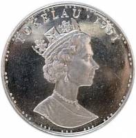 () Монета Токелау 1991 год 5  ""   Медь-Никель  UNC