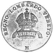  Монета Италия 1839 год 5     Медь  UNC