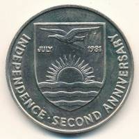 () Монета Кирибати 1981 год 5  ""   Медь-Никель  UNC