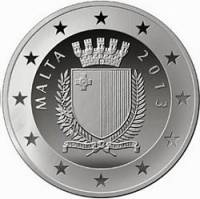 (№2013) Монета Мальта 2013 год 10 Euro (5-й премьер-министр сэр Пол Боффа)