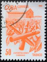 (1982-024) Марка Куба "Табак"    Товары на экспорт. Стандартный выпуск III Θ